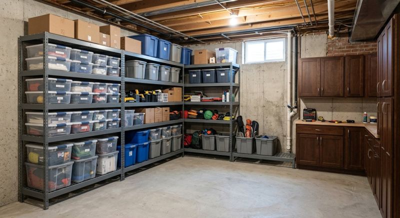 Basement Storage Installation in Winston Salem, NC