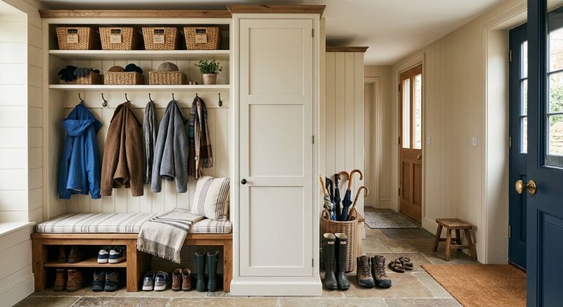 Mudroom Closet Installation in Greensboro, NC
