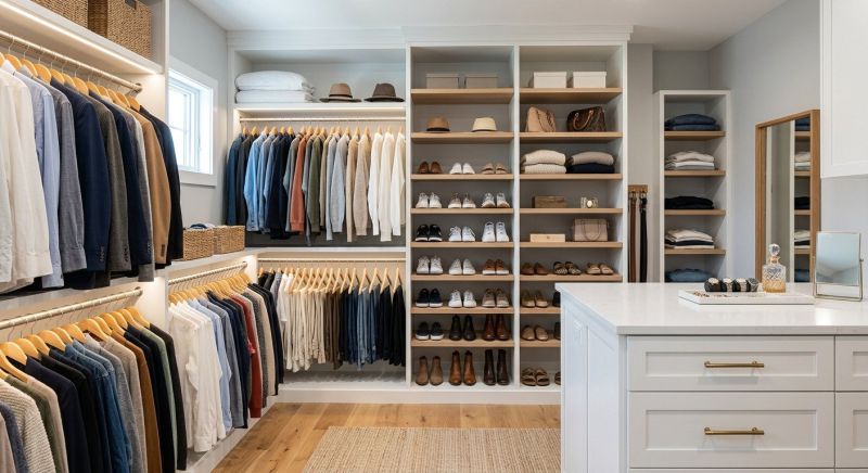 Walk In Closet Remodeling in Winston Salem, NC
