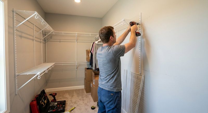 Wire Shelving Installation in Frederick, MD