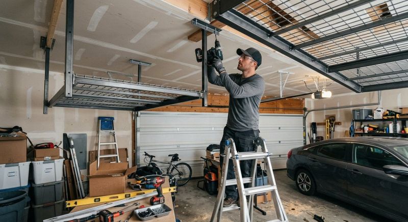 Ceiling Rack Installation in Annapolis, MD