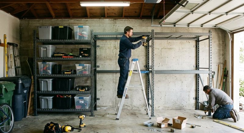 Garage Tool Rack Installation in Alexandria, VA