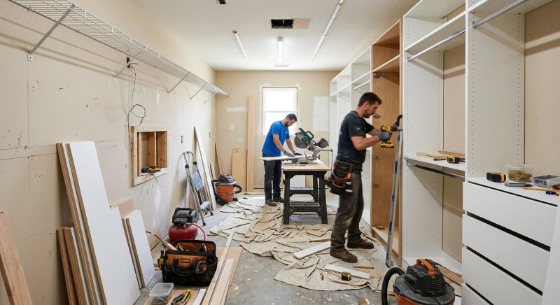 Mudroom Closet Installation in Greensboro, NC