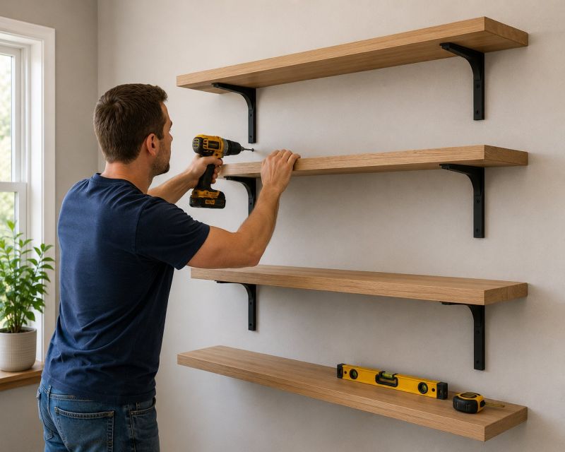Overhead Shelving Installation in Winston Salem, NC