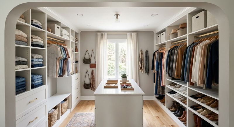 Walk In Closet Remodeling in Annapolis, MD