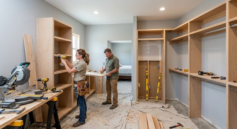Walk In Closet Remodeling in Winston Salem, NC